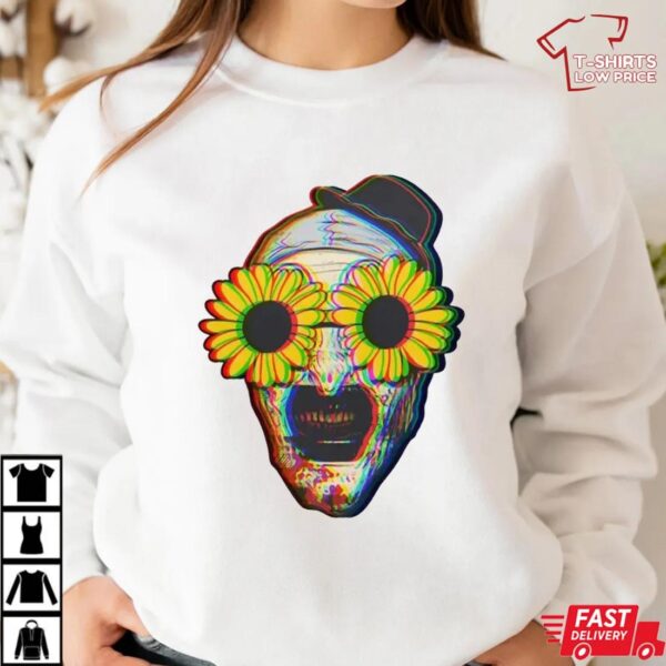 Terrifier Clown Trippy Shirt Terrifier Clown Trippy Shirt