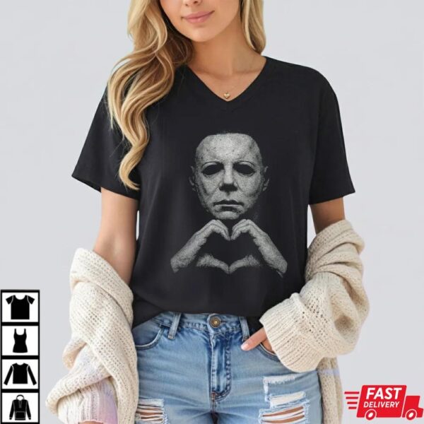 Horror Movie Michael Myers Heart Shirt