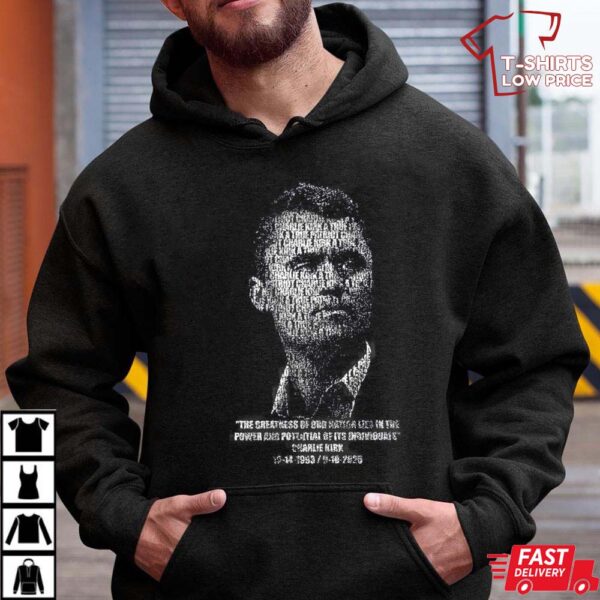 Portrait Charlie Kirk T-Shirt Portrait Charlie Kirk T-Shirt