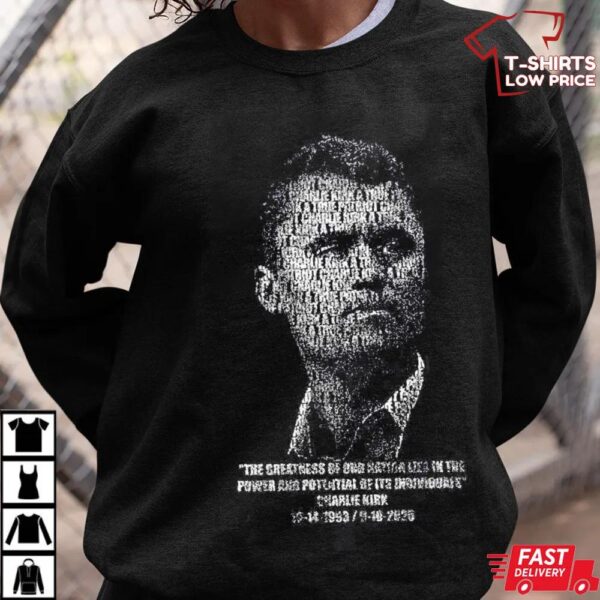 Portrait Charlie Kirk T-Shirt Portrait Charlie Kirk T-Shirt