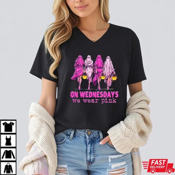 On Wednesday We Wear Pink Ghost Shirt