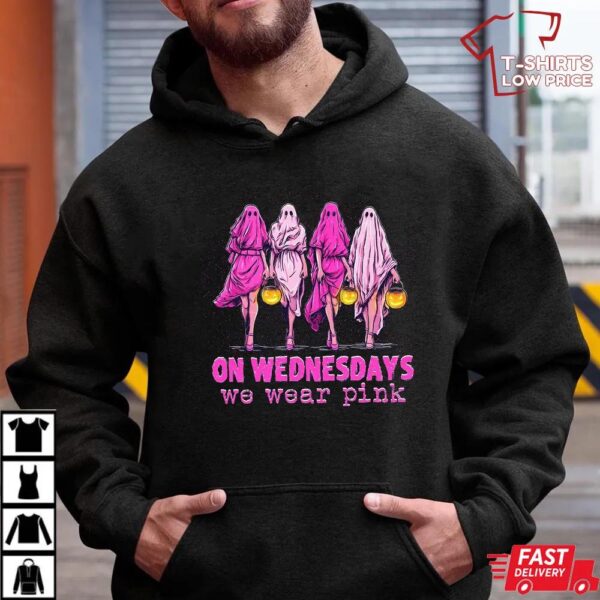 On Wednesday We Wear Pink Ghost Shirt