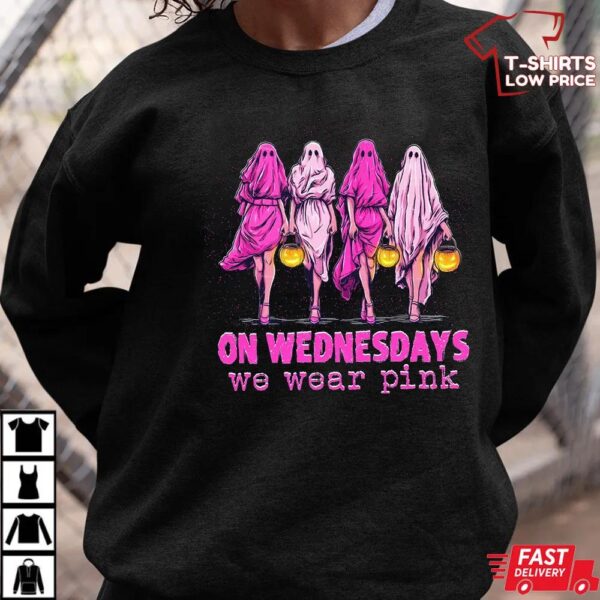 On Wednesday We Wear Pink Ghost Shirt