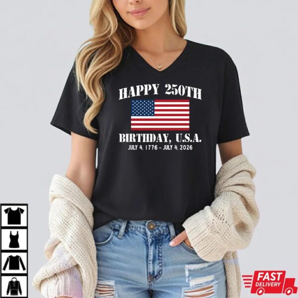 1776-2026 Happy 250th Birthday USA Shirt