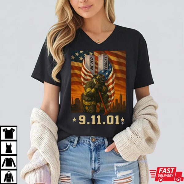 Never Forget 9-11 Tribute Shirt