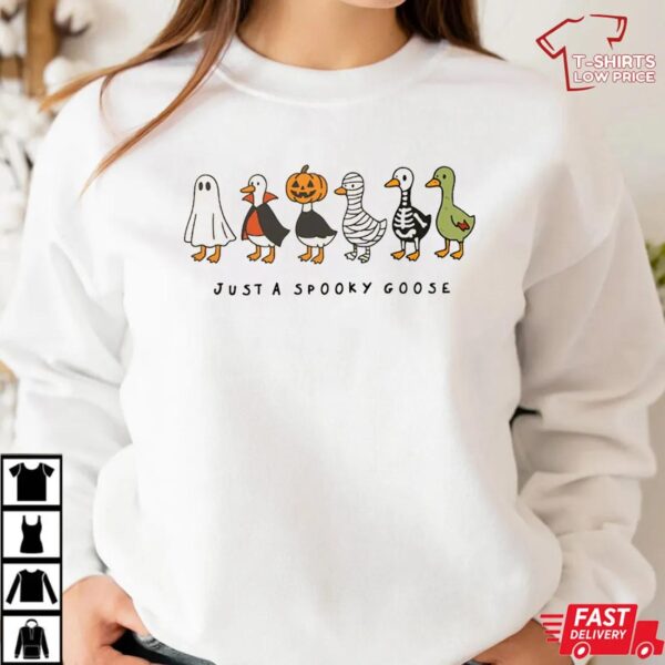 Just a Spooky Goose Halloween Shirt Just a Spooky Goose Halloween Shirt