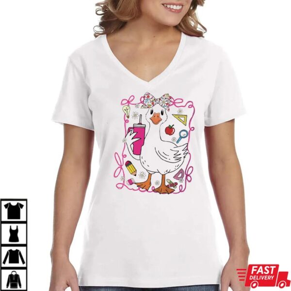 Coquette Goose teacher t-shirt Coquette Goose teacher t-shirt