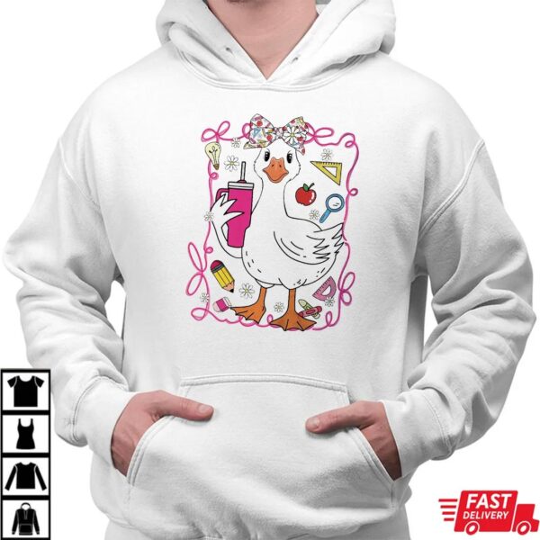 Coquette Goose teacher t-shirt Coquette Goose teacher t-shirt