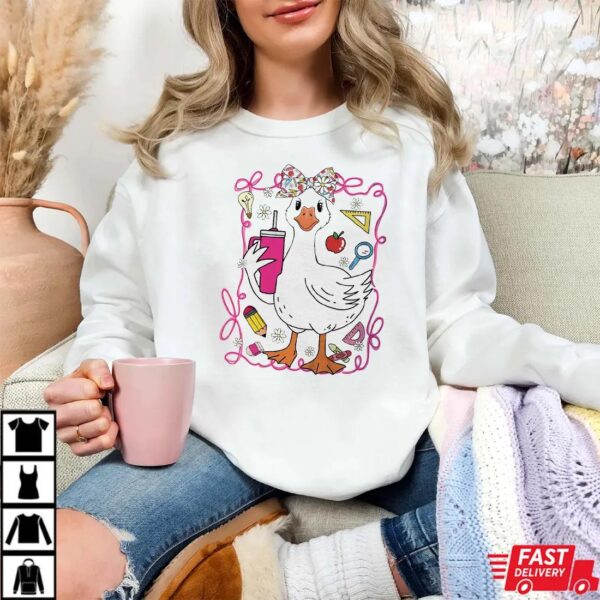 Coquette Goose teacher t-shirt Coquette Goose teacher t-shirt