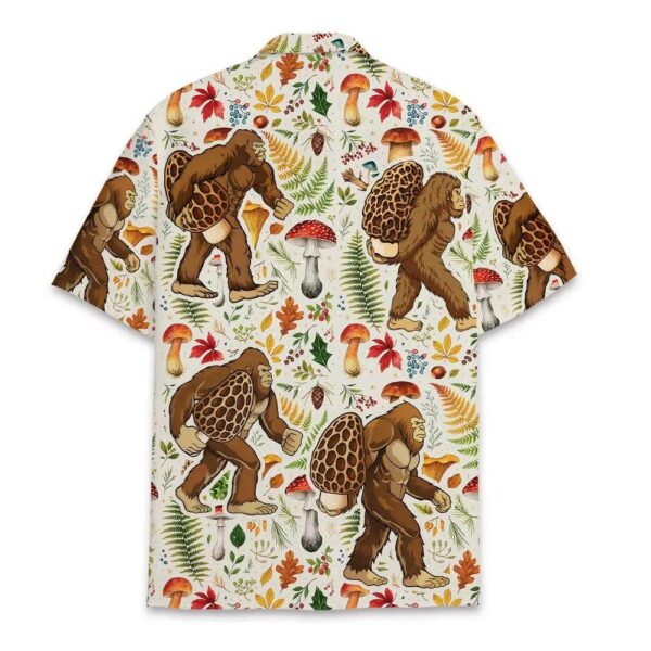 Tropical Bigfoot Mushroom Hawaiian Shirt