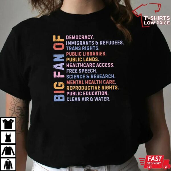 Big Fan of Human Rights Shirt Big Fan of Human Rights Shirt