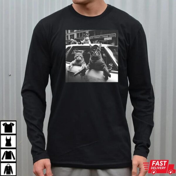 Funny Cat Gang Vintage Shirt