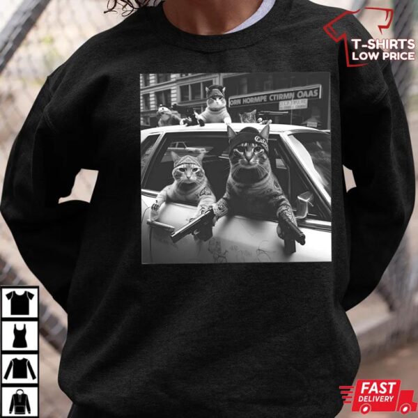 Funny Cat Gang Vintage Shirt