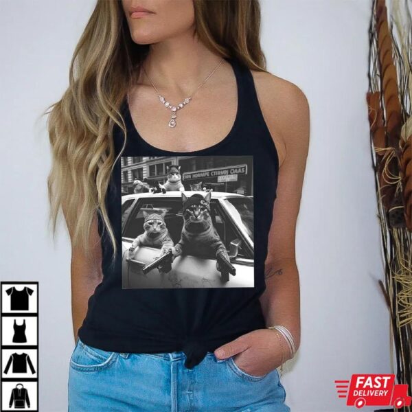 Funny Cat Gang Vintage Shirt