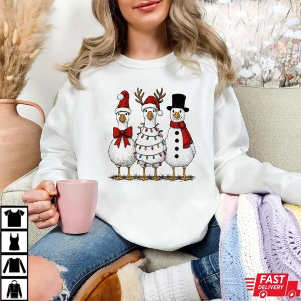 Vintage Christmas Goose Shirt Vintage Christmas Goose Shirt