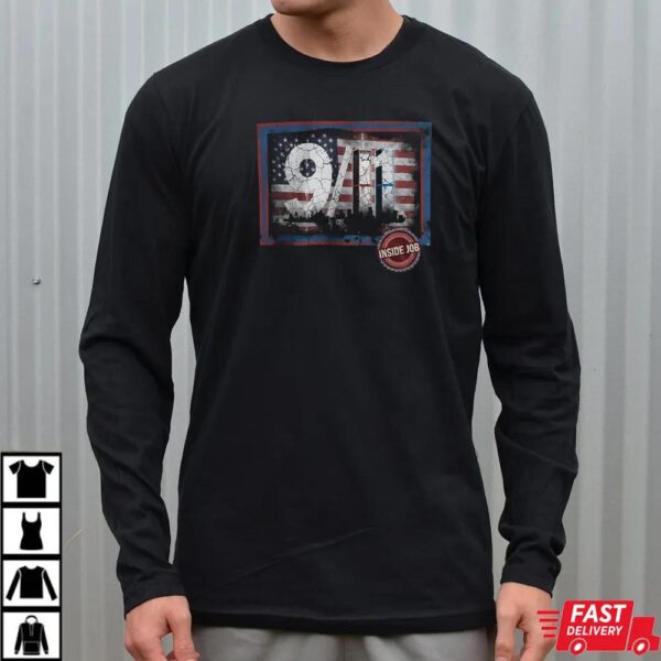 9 11 Truth Inside Job Conspiracy Graphic T-Shirt