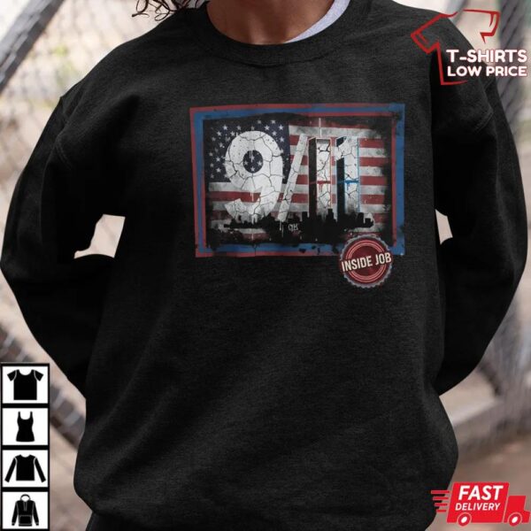 9 11 Truth Inside Job Conspiracy Graphic T-Shirt