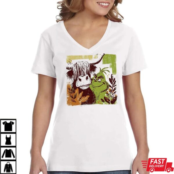 Vintage Highland Cow Grinch Christmas Shirt Vintage Highland Cow Grinch Christmas Shirt