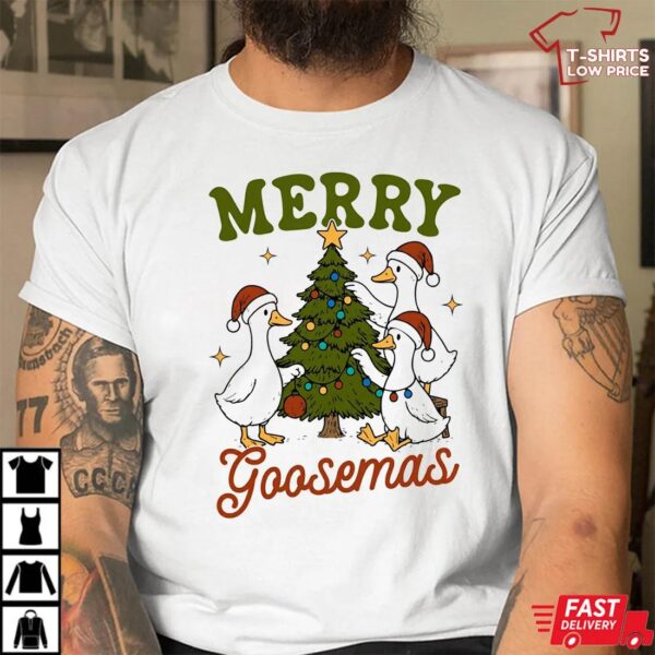 Funny Christmas Santa Goose Shirt Funny Christmas Santa Goose Shirt