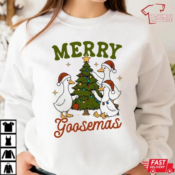 Funny Christmas Santa Goose Shirt Funny Christmas Santa Goose Shirt