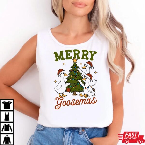 Funny Christmas Santa Goose Shirt Funny Christmas Santa Goose Shirt