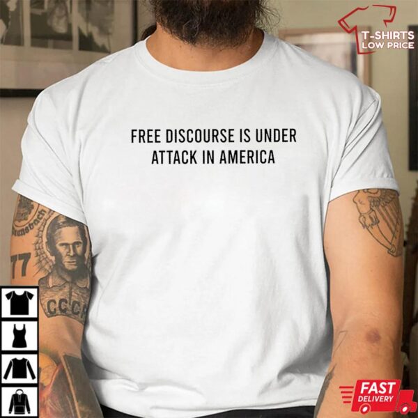 Free discourse is under attack in America Shirt, I Stand With Jimmy Kimmel Shirt Free discourse is under attack in America Shirt, I Stand With Jimmy Kimmel Shirt