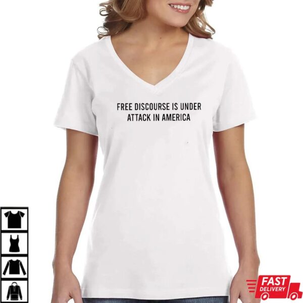 Free discourse is under attack in America Shirt, I Stand With Jimmy Kimmel Shirt Free discourse is under attack in America Shirt, I Stand With Jimmy Kimmel Shirt