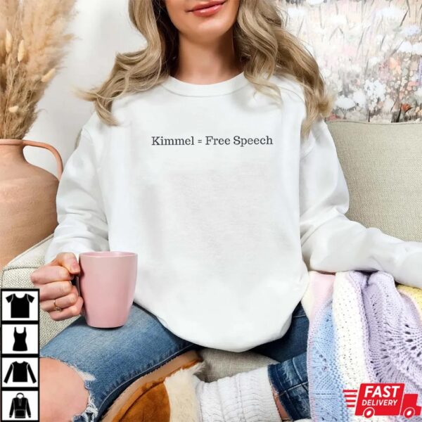 Kimmel = Free Speech Shirt, Censorship Protest Tee Kimmel = Free Speech Shirt, Censorship Protest Tee