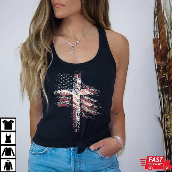 Faith Flag Freedom Graphic Tee Faith Flag Freedom Graphic Tee