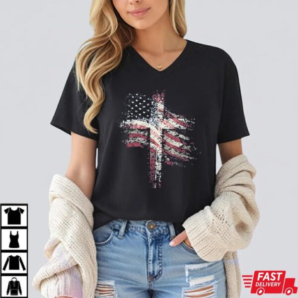 Faith Flag Freedom Graphic Tee Faith Flag Freedom Graphic Tee