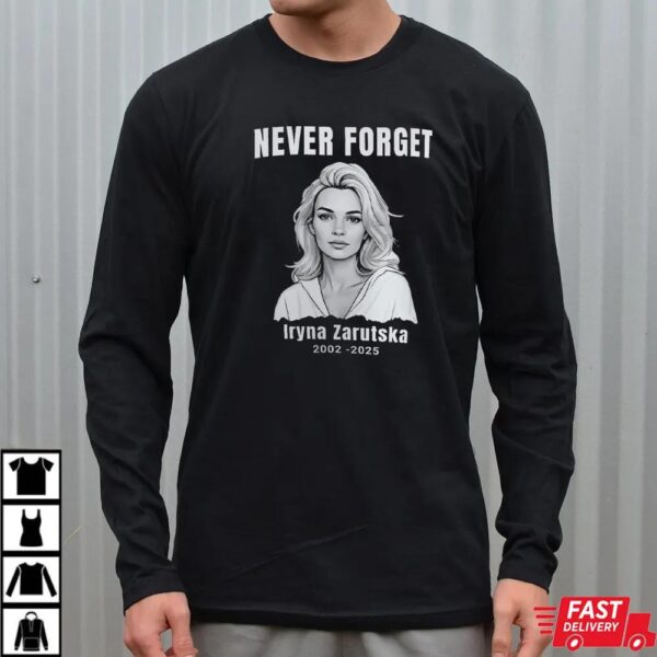 Iryna Zarutska Memorial T-Shirt Iryna Zarutska Memorial T-Shirt