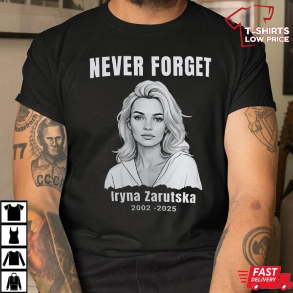 Iryna Zarutska Memorial T-Shirt Iryna Zarutska Memorial T-Shirt