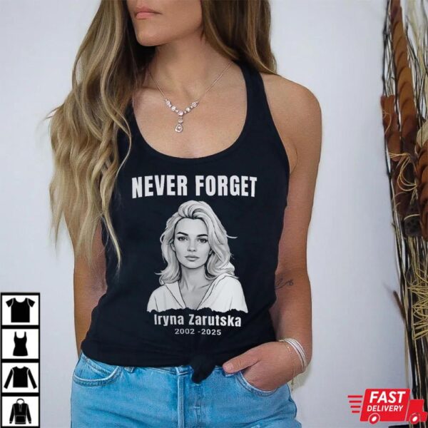 Iryna Zarutska Memorial T-Shirt Iryna Zarutska Memorial T-Shirt