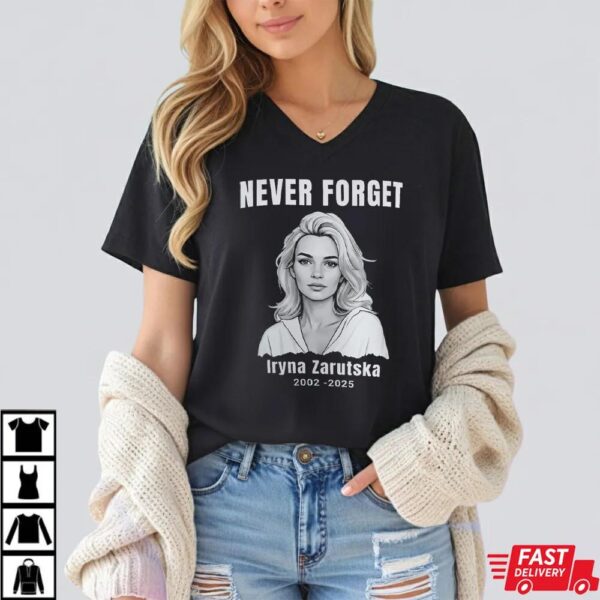 Iryna Zarutska Memorial T-Shirt Iryna Zarutska Memorial T-Shirt