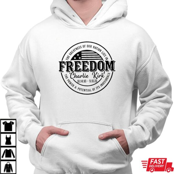Charlie Kirk Commemorative Freedom Shirt Charlie Kirk Commemorative Freedom Shirt