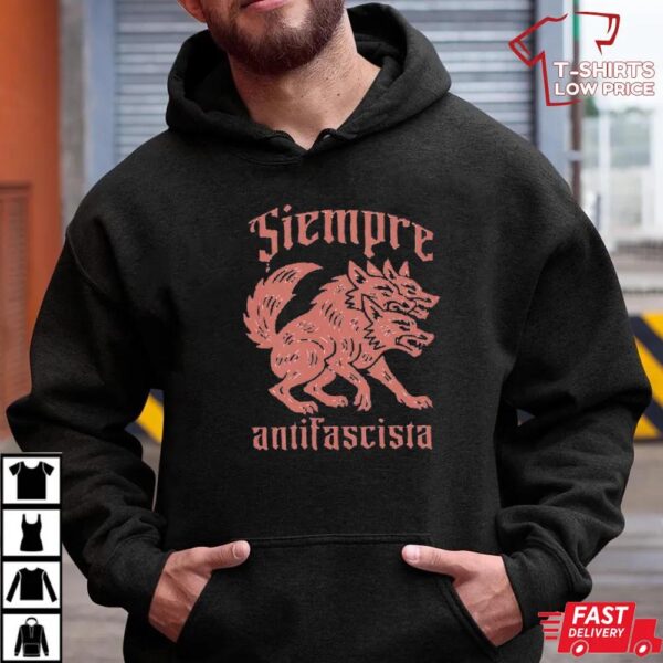 Anti-Fascism Gothic Punk Siempre Antifascista Shirt Anti-Fascism Gothic Punk Siempre Antifascista Shirt