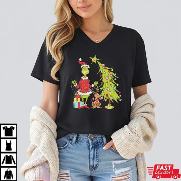 The Grinch Santa Claus Christmas T-Shirt