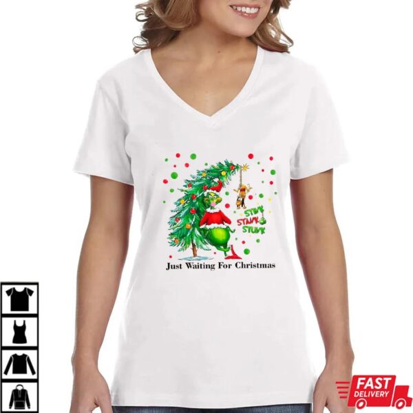 Grinch Just Waiting For Christmas Shirt Grinch Just Waiting For Christmas Shirt