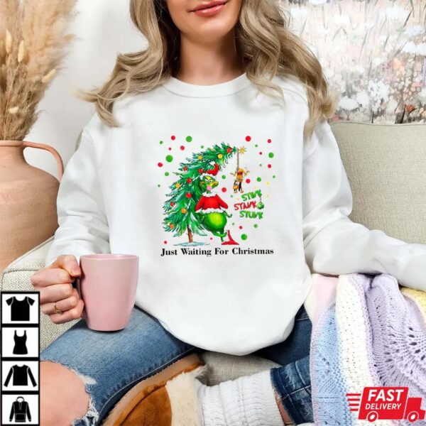 Grinch Just Waiting For Christmas Shirt Grinch Just Waiting For Christmas Shirt