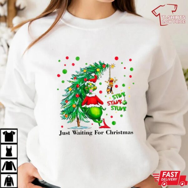 Grinch Just Waiting For Christmas Shirt Grinch Just Waiting For Christmas Shirt