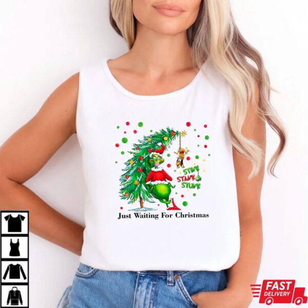 Grinch Just Waiting For Christmas Shirt Grinch Just Waiting For Christmas Shirt