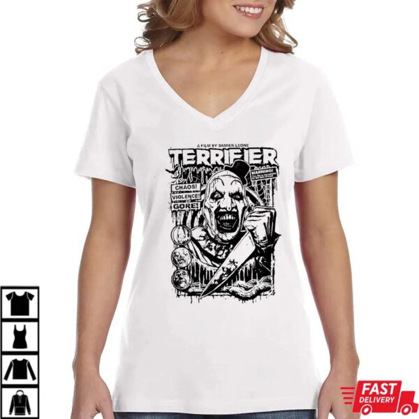 Terrifier Horror Clown Chaos Violence & Gore Art the Clown Shirt