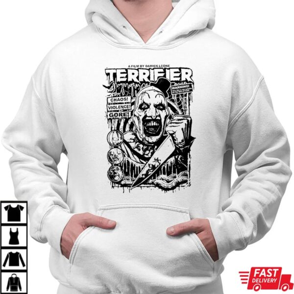 Terrifier Horror Clown Chaos Violence & Gore Art the Clown Shirt