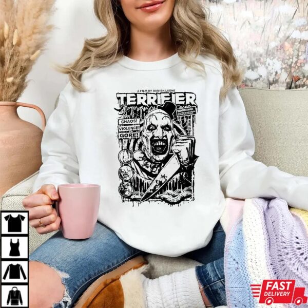 Terrifier Horror Clown Chaos Violence & Gore Art the Clown Shirt