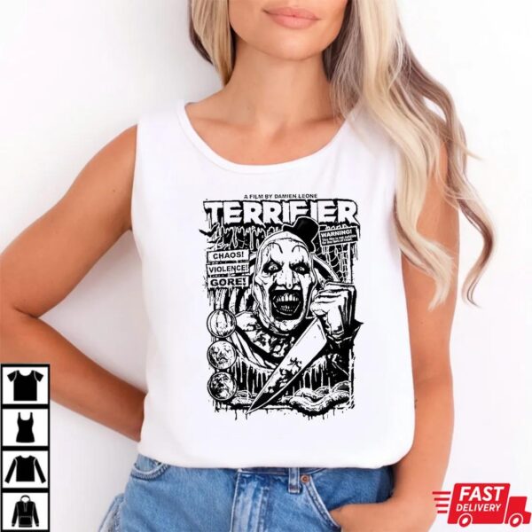 Terrifier Horror Clown Chaos Violence & Gore Art the Clown Shirt