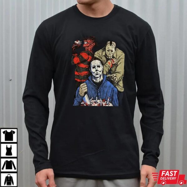 Freddy Krueger Jason Voorhees Michael Myers Horror Movie T-Shirt – Slasher Icons Tee