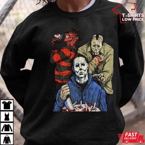 Freddy Krueger Jason Voorhees Michael Myers Horror Movie T-Shirt – Slasher Icons Tee