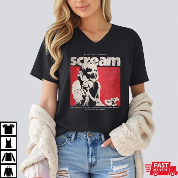 Scream Horror Movie T-Shirt – Do You Like Scary Movies Ghostface Tee Scream Horror Movie T-Shirt – Do You Like Scary Movies Ghostface Tee