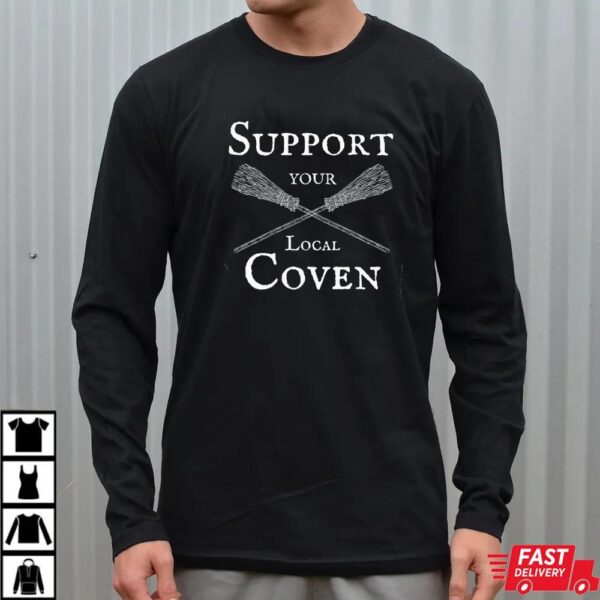 Support Your Local Coven Tshirt, Halloween Tee