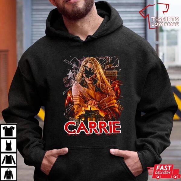 Carrie Horror Movie T-Shirt – Stephen King Classic Vintage Tee Carrie Horror Movie T-Shirt – Stephen King Classic Vintage Tee